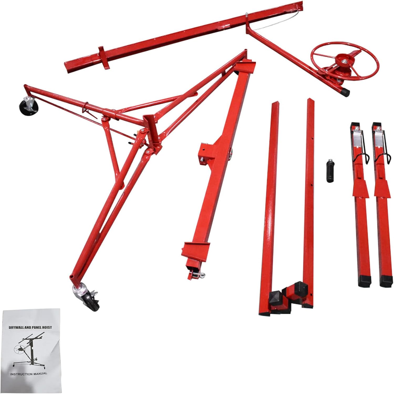 16FT Drywall Lift Rolling Panel Hoist Jack Lifter R879
