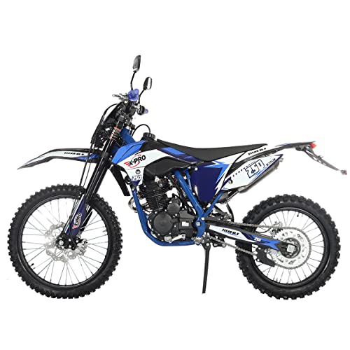 250cc Dirt Bike with 5-Speed Manual Transmission, 21"/18" Wheels, Electric/Kick Start R688