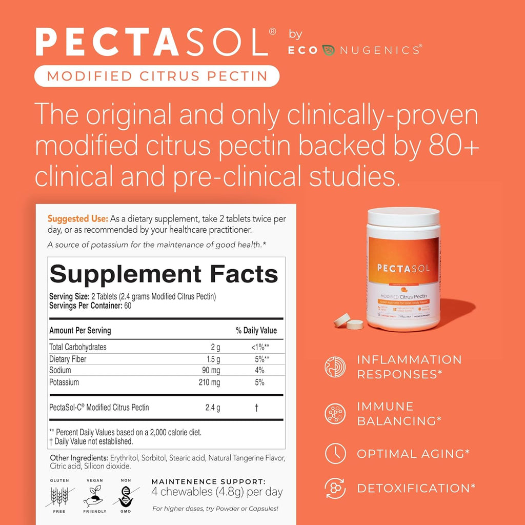 120 Chewable Tablets Modified Citrus Pectin N7997