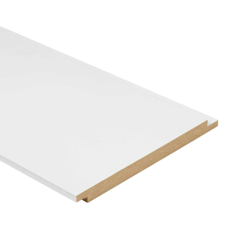 Painted White MDF Shiplap Wall Plank S72556