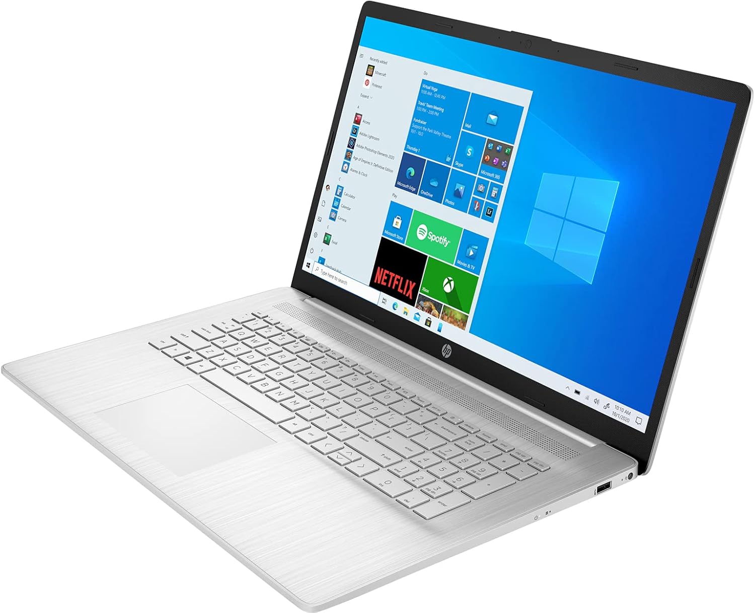 17.3" HD Touchscreen Laptop, AMD Ryzen 5 5500U, 16GB RAM, 128GB PCIe SSD + 1TB HDD, AMD Radeon, Win 10 H V688