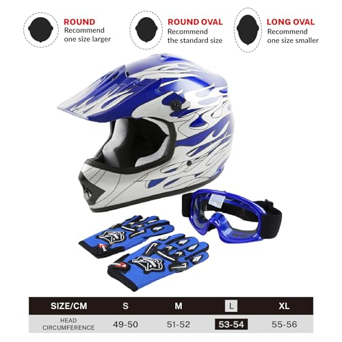 Red Spider Design Motorcycle Helmet with Goggles and Gloves Small G2695
