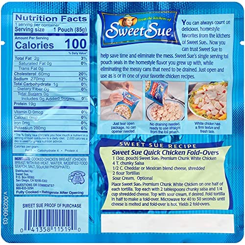 Chunk White Chicken in Water, 5 oz Can (Pack of 24) U775330