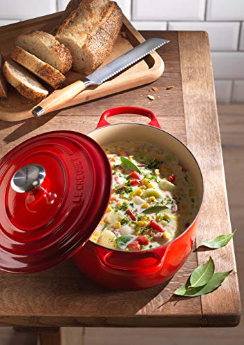 8 qt Enameled Cast Iron Oval Dutch Oven J2635