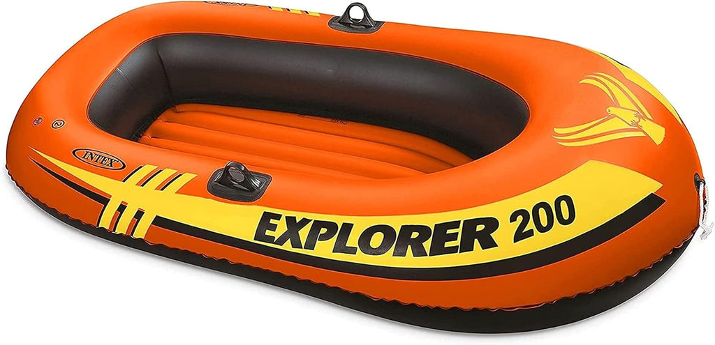 2 Person Inflatable Fishing Boat with Oars Pump Y4186