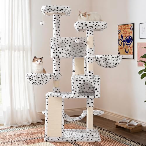 Grey Cat Tree with Sisal Scratching Posts Z437837