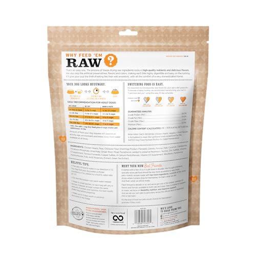 Dehydrated Freeze Dried Raw Dog Food Beef Grain Free 1lb Bag X6713