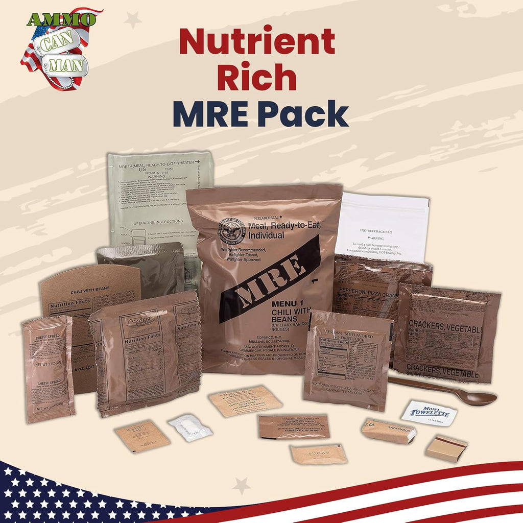 12ct US Military Surplus MRE Meals Ready to Eat V285245