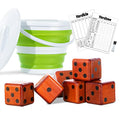 Giant Wooden Yard Dice, Set of 6 E19447