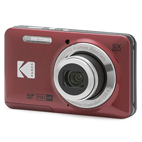 16MP Digital Camera 5X Optical Zoom 28mm Wide Angle 1080P Full HD Video 2.7" LCD (Blue) S128