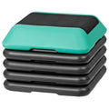 16" x 16" Adjustable Aerobic Stepper with 4 Risers, Green Y4784
