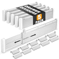 Gray Adjustable Drawer Dividers with Inserts Z6170