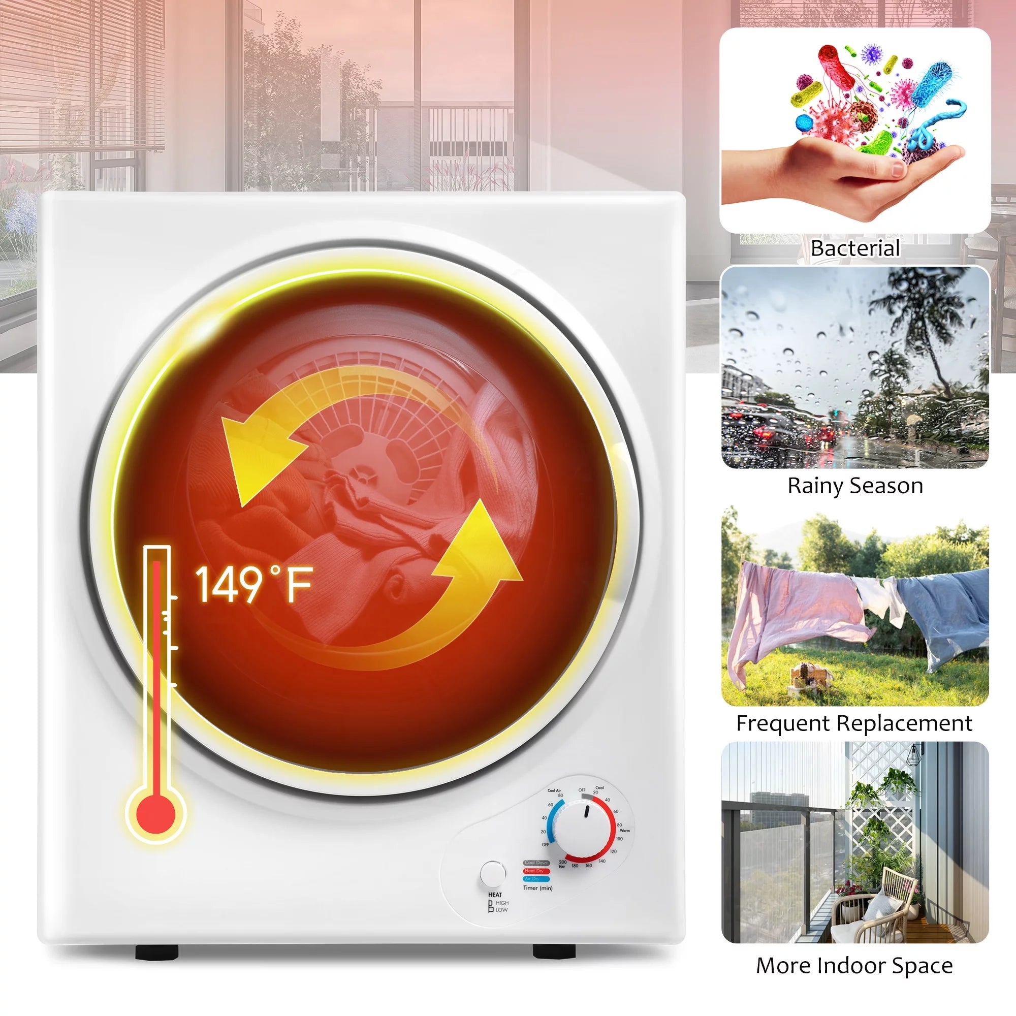 Portable Electric Clothes Dryer M51668