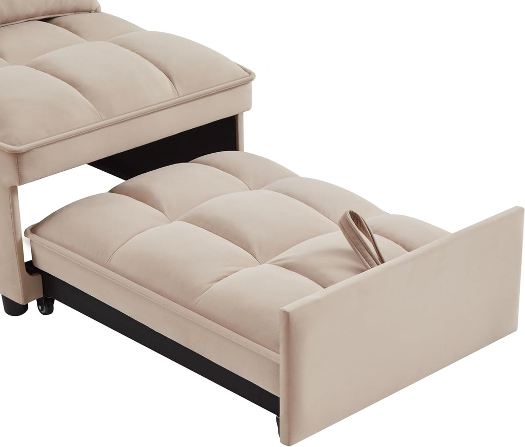 Gray Folding Single Sofa Bed F7728