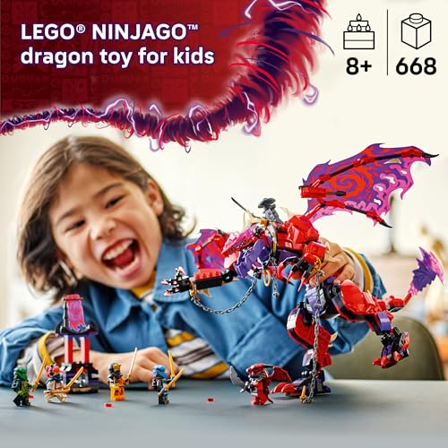 Thunderfang Dragon of Chaos Building Toy with 6 Minifigures and Poseable Dragon Figure X5942