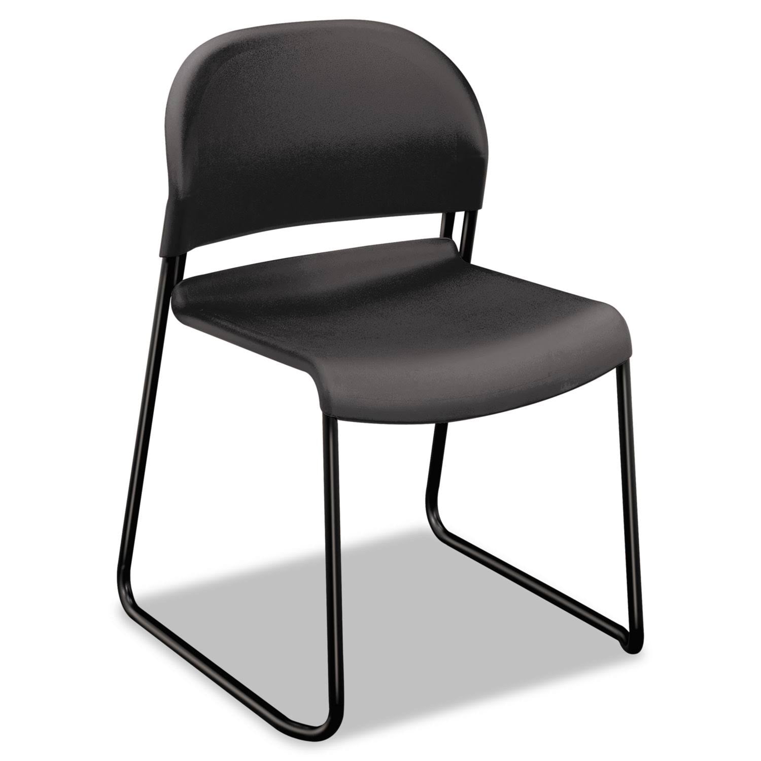 Charcoal Chair with Black Finish Legs, 4/Carton V816