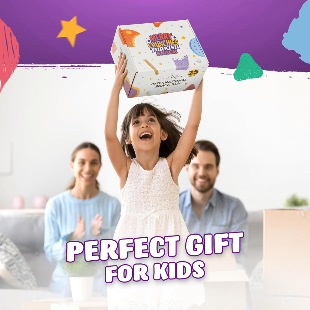 25 Full-Size International Snack Box B83913