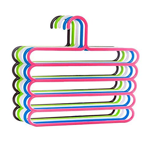 5-in-1 Plastic Hanger Clothes Organiser (Pack of 3) L817519