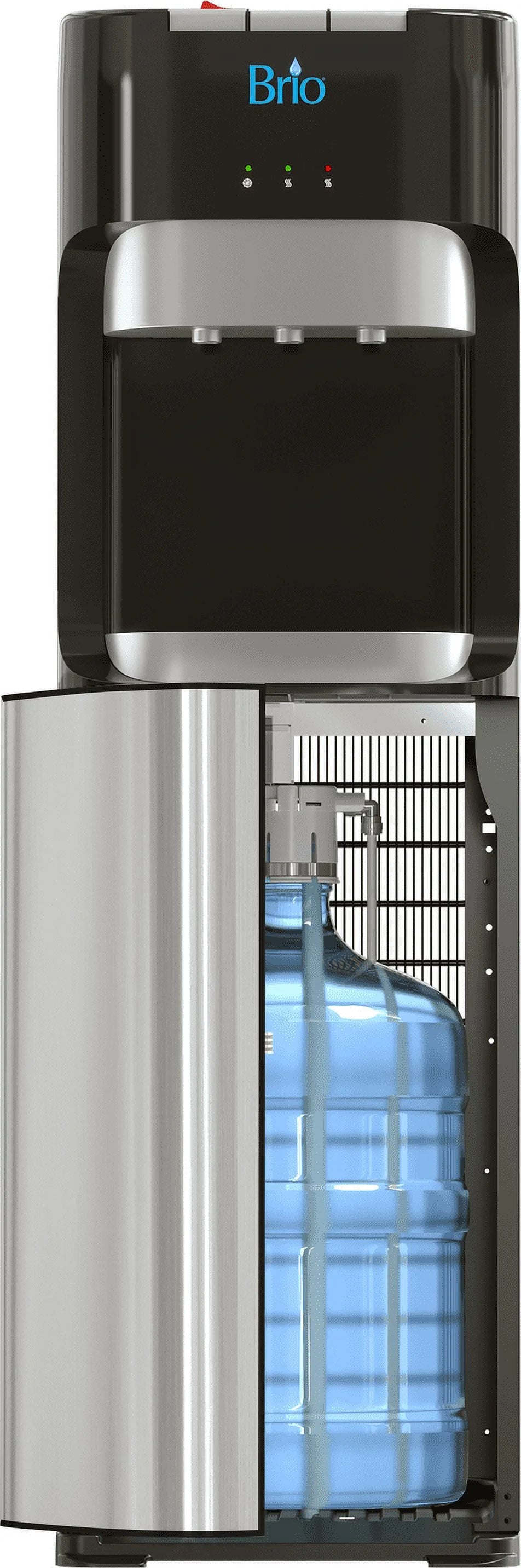 Bottom Load Water Cooler Dispenser with Hot, Cold and Room Temperature Water, Height 41.4" A436