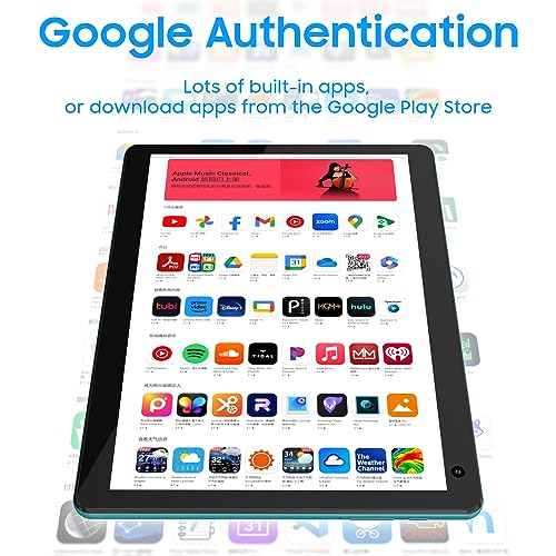 Black 10 inch Android Tablet with 32GB Storage E132