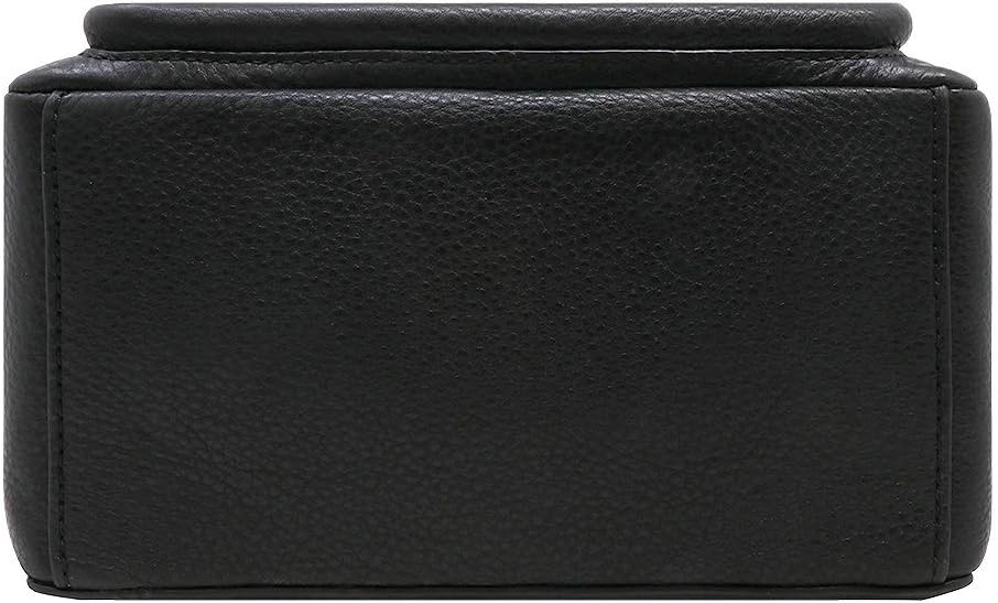 Black Medium Leather Backpack K912