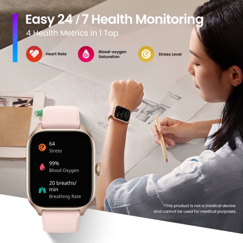 Black 43mm Smart Watch with GPS R302625