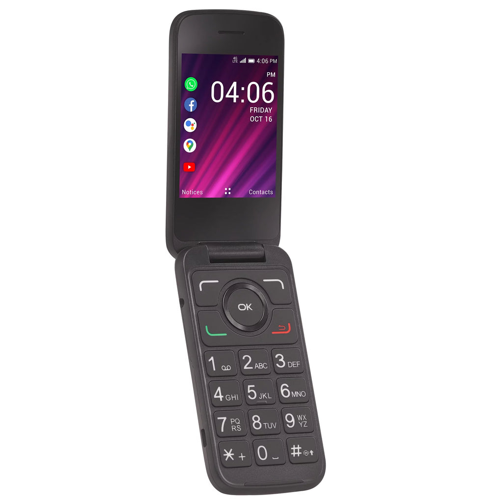 Black Prepaid Flip Phone E89624