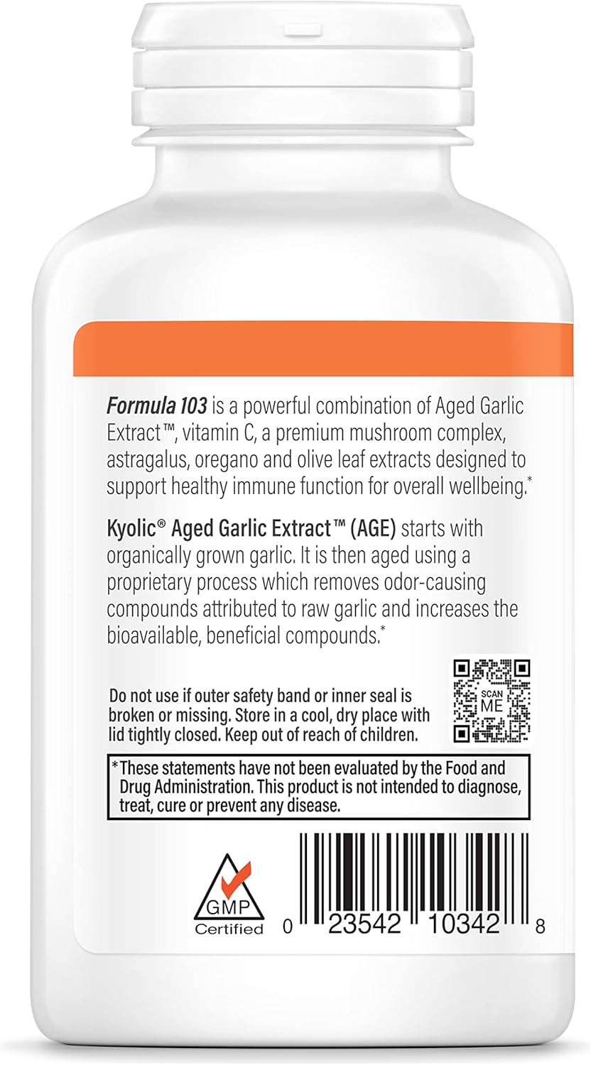 200 Capsules Aged Garlic Extract H154