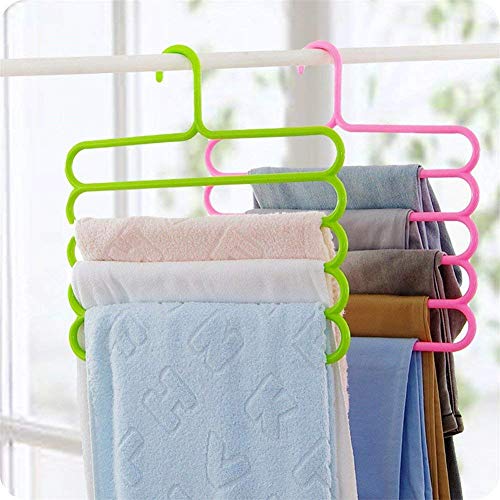 5-in-1 Plastic Hanger Clothes Organiser (Pack of 3) L817519