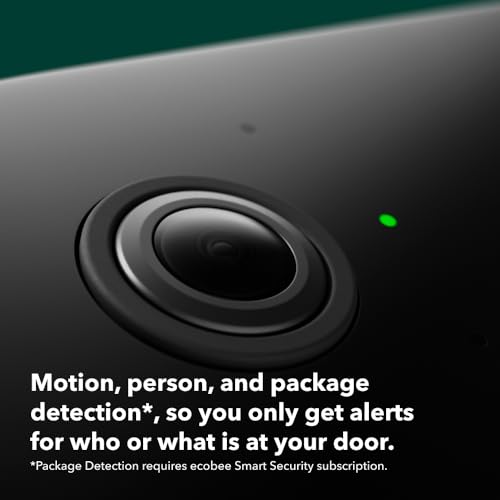 Smart Video Doorbell Camera (Wired) with HD Camera, Night Vision, 2-Way Talk U48326