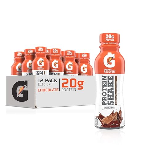 Chocolate Protein Shake, 20g Protein, 11.6 fl oz, Pack of 12 W470046