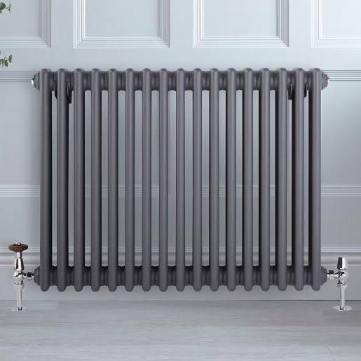 Cast Iron Hot Water Radiator Anthracite U646530