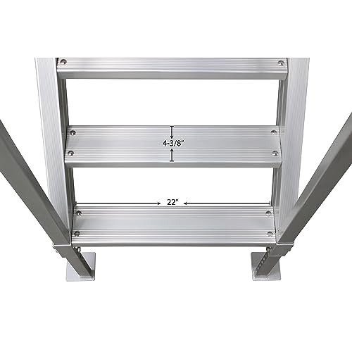 Aluminum Dock Stair - 4-Step Z959