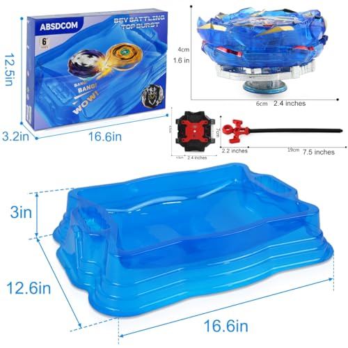 4 Battle Tops 2 Pack with Launchers B892