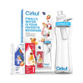 22oz Plastic Water Bottle Starter Kit with Blue Lid and 2 Flavor Cartridges O6655