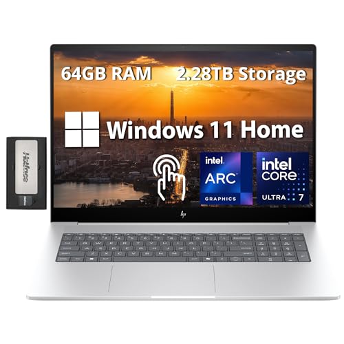 17.3" FHD Touchscreen Intel Core i7-1355U NVIDIA RTX 3050 64GB RAM 1TB SSD Grey Laptop U43131