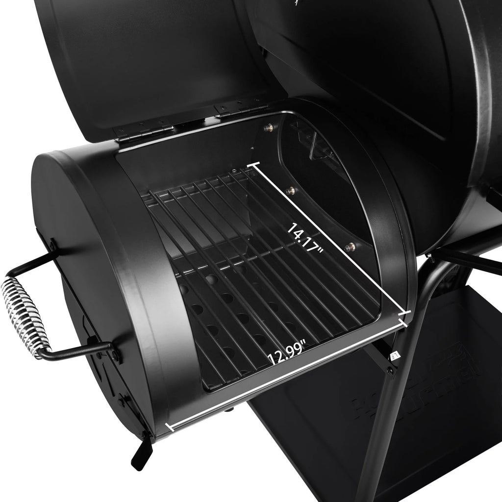 30" Charcoal Grill with Offset Smoker S8133