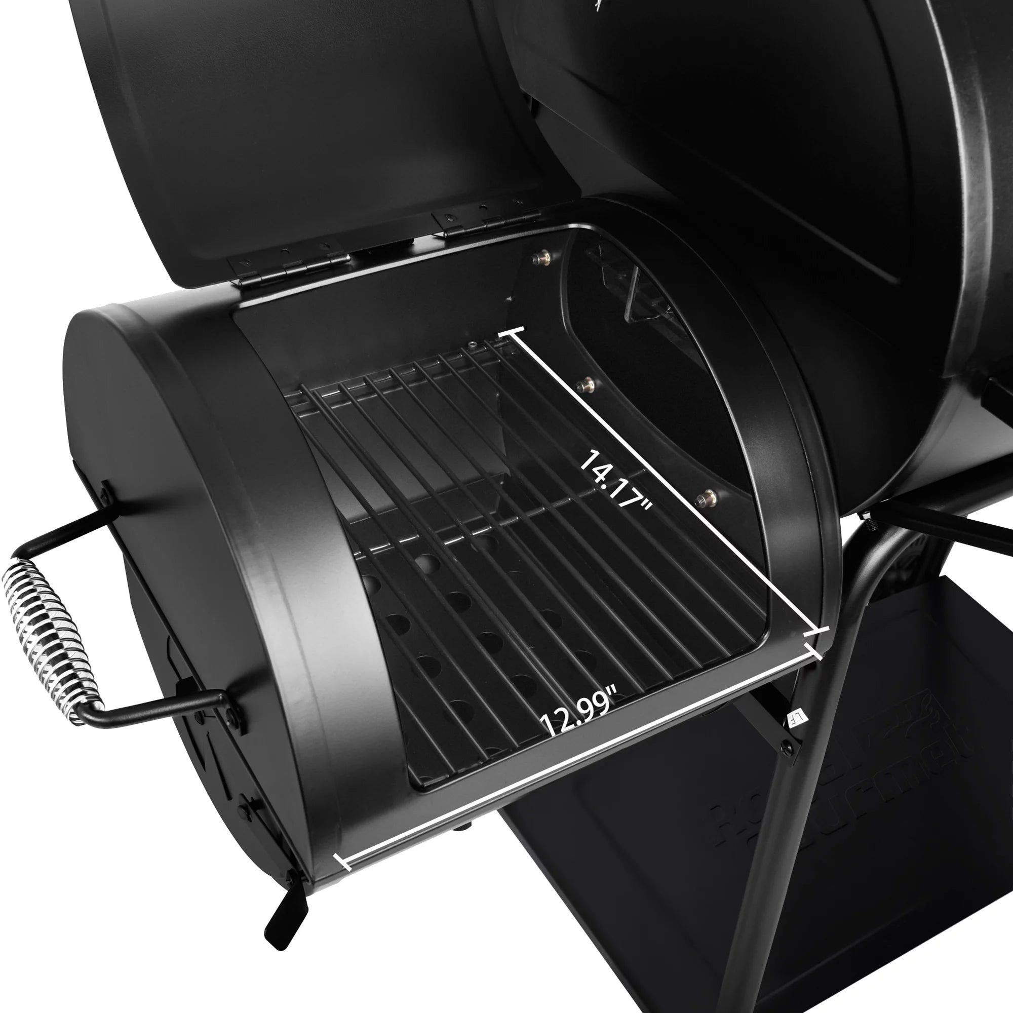 30" Charcoal Grill with Offset Smoker S8133