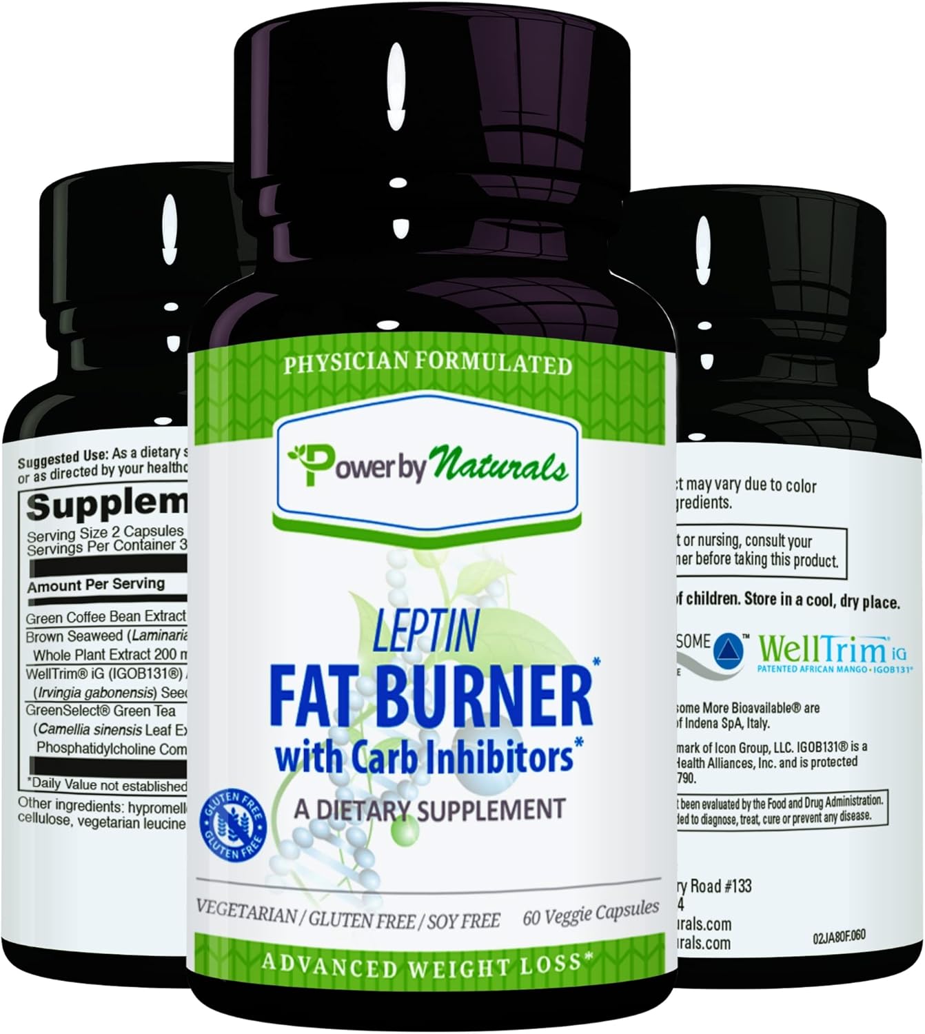 60 Gluten-Free Capsules Fat Burner G897463