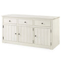 White Distressed Wood Buffet Sideboard J27364