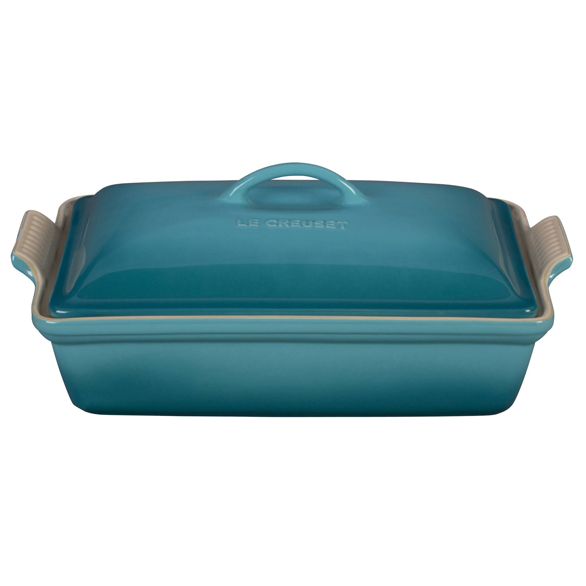 Heritage Stoneware Covered Rectangular Casserole, 4-Quart K984926