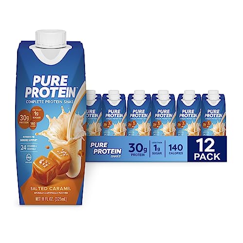 Strawberry Protein Shake, 30g Protein, 11oz Bottles, 12 Pack I4873