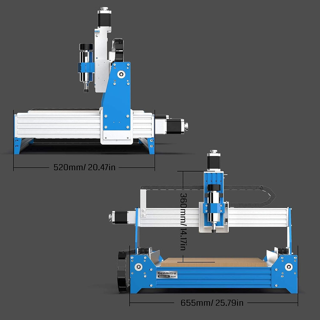 CNC Router Machine, 3 Axis Milling Cutting Engraving Machine, Working Area 400 x 300 x 110mm I21264