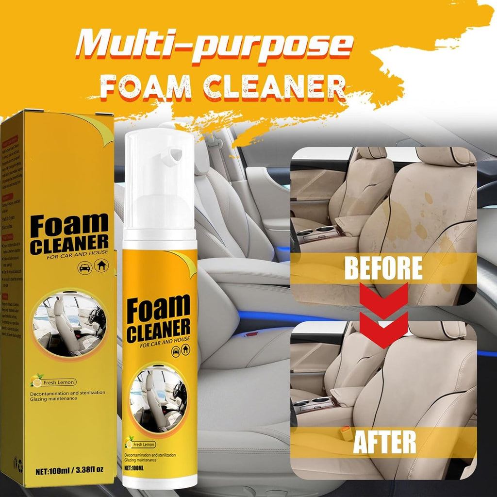 2PCS Multipurpose Foam Cleaner Lemon Flavor (100ml*2) Z333918