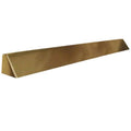 Polished Brass Square End Hood with Lintel Mount K6264