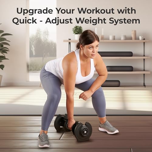 Adjustable Dumbbells 15Lb 25Lb 43Lb 55Lb 90Lb 6in1 G4562