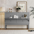 Gray Queen Size Wood Murphy Bed Z3345