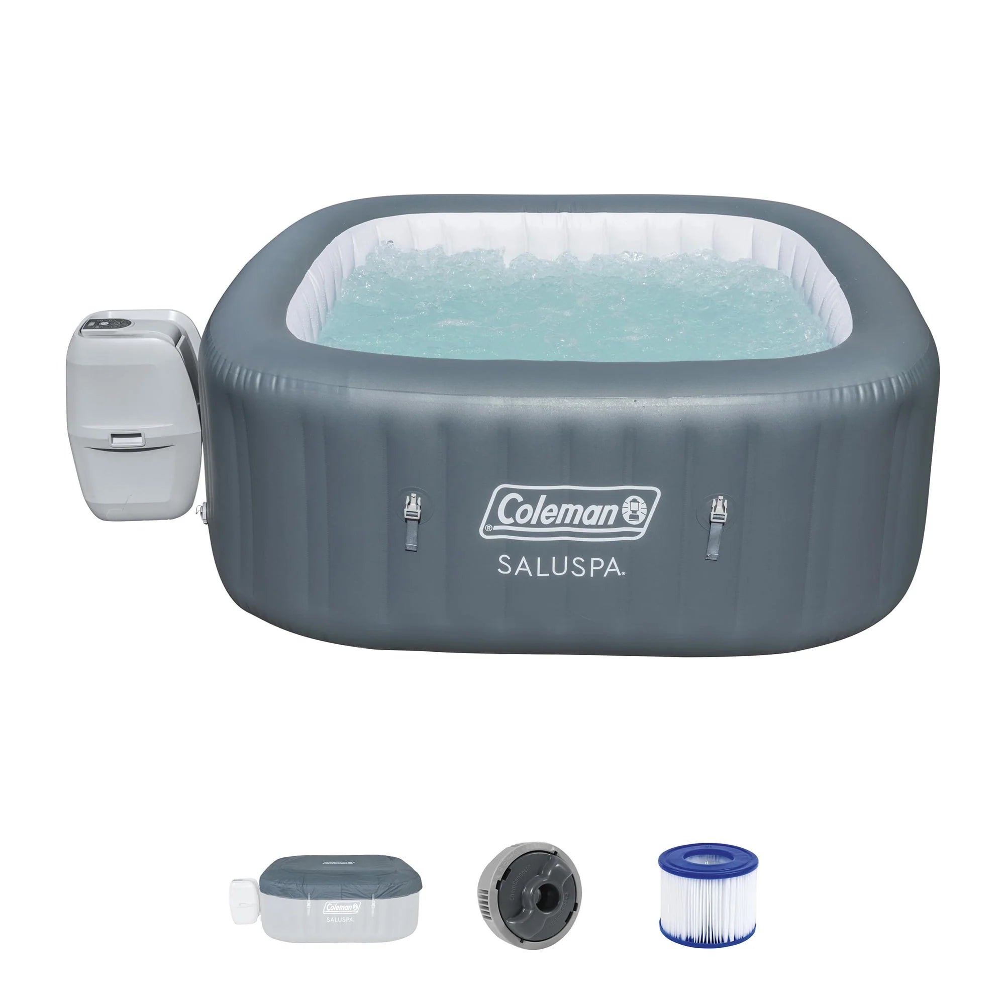 Inflatable Hot Tub with 140 Soothing Jets U86661