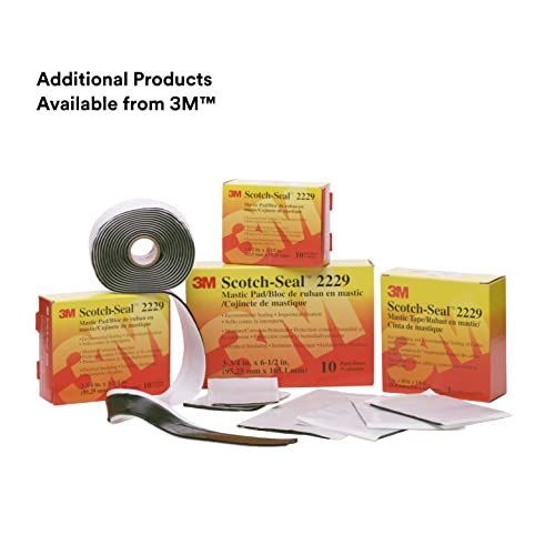 Black 1 in x 10 ft Mastic Tape M7663