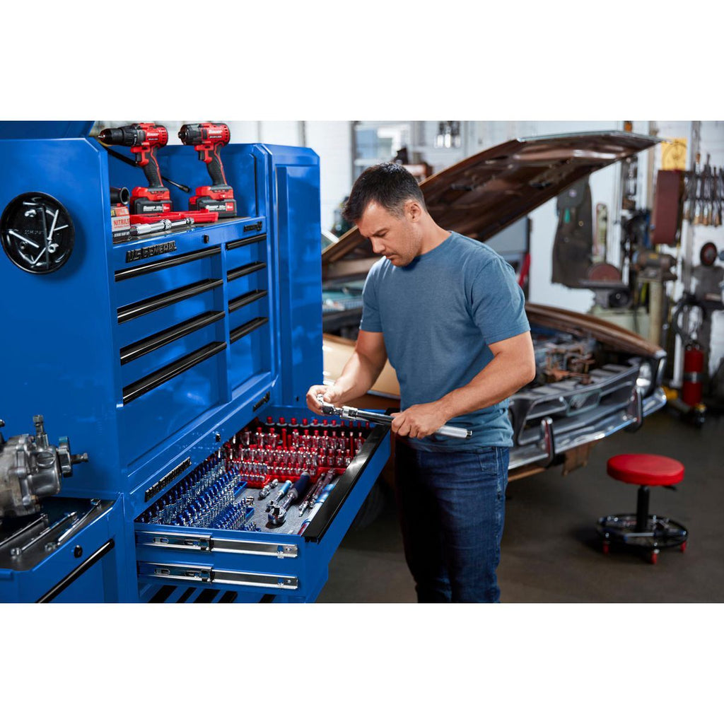 42 in. x 22 in. Blue Roll Cab V6252